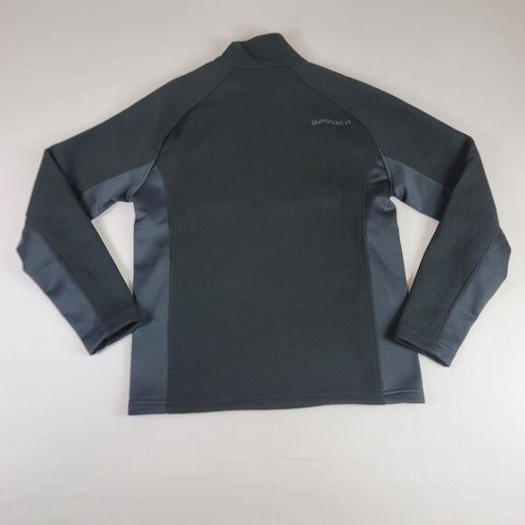 Spyder Performance Men’s Medium 1/2 Zip Outbound Stryke Sweater, Black. NWOT - Picture 6 of 6